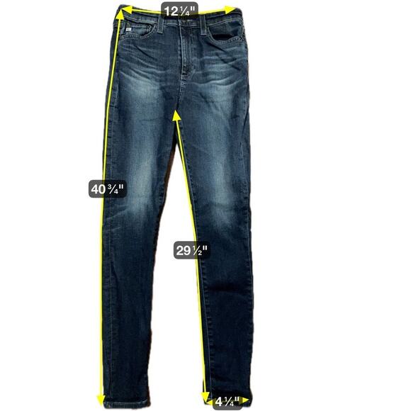 Adriano Goldschmied The Mila Super High-Rise Skinny Jeans Women’s Size 26R - Picture 12 of 12